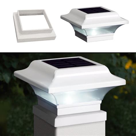 Imperial Solar Post Cap Light White With 3x3 Adapter