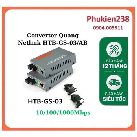 Bộ chuyển đổi Converter quang NetLink HTB GS 03 AB Shopee Việt Nam