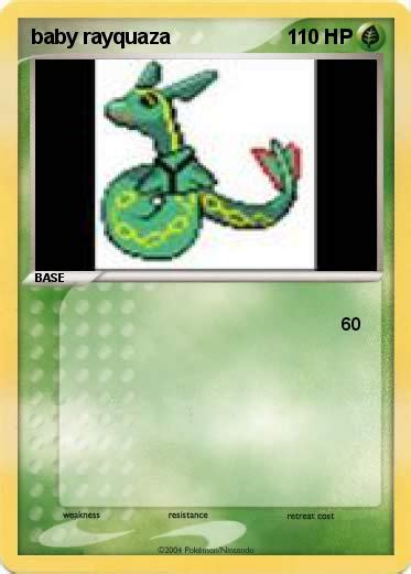 Pokémon baby rayquaza - My Pokemon Card