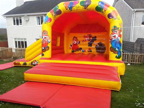 Red and Yellow Party Bounce and Slide - Bouncy Castles Cork