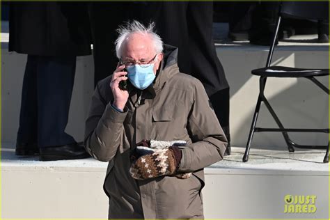 Bernie Sanders Reacts To Becoming A Meme During Inauguration Day Photo