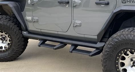 RIVAL Drop Steps For Rock Sliders Jeep Wrangler JL 4 Door Offroad