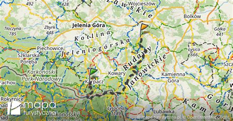 Trasa Karpacz Bia Y Jar Janowice Wielkie Mapa Turystyczna Pl