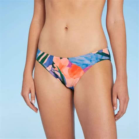 Women S Medium Coverage Hipster Bikini Bottom Kona Sol Multi Xl Ebay