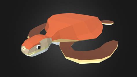 Low Poly Sea Turtle 3d Model 3d Model By Filipparonovits 66f571e