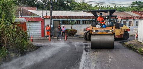 Prefeitura de Manaus avança nos serviços do programa Asfalta Manaus