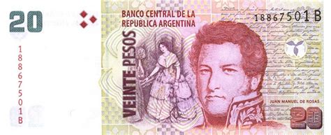 Billetes De Argentina Argentina 20 Pesos 2002 [ Billetes Del Mundo