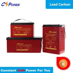 Agm Gel Solar Battery Lead Carbon Battery Lithium Battery Cspower