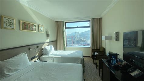 Deluxe Twin Room With Haram View Anjum Hotel Makkah Welcome Saudi