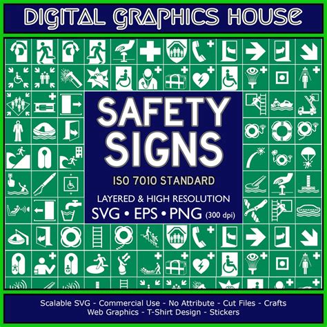 ISO 7010 Signs ISO Safe Condition Signs Vector ISO 7010 - Etsy