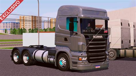 Skin Scania R Cinza Do Gfm Na Granel Qualificada Exclusivo Skins