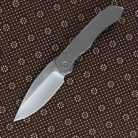 Cuchillo Plegable Anax De Espina Verde Hoja S35VN Mango De Aleaci N De