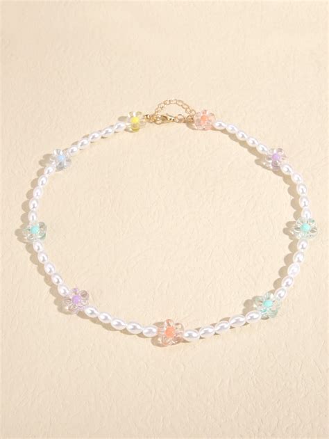 Multicolor Cute Collar Plastic Embellished Women S Fashion Jewelry Diy