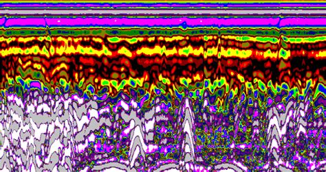 Ground Penetrating Radar Scanning Map Of Pavement In Tunnel Download