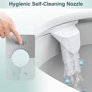 Bidet Attachment for Toilet - Ultra-Slim Self Cleaning Fresh Water ...