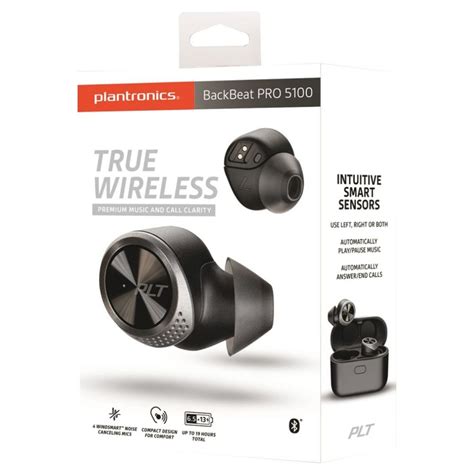 Buy Plantronics BackBeat PRO 5100 True Wireless Bluetooth 5.0 In-Ear ...