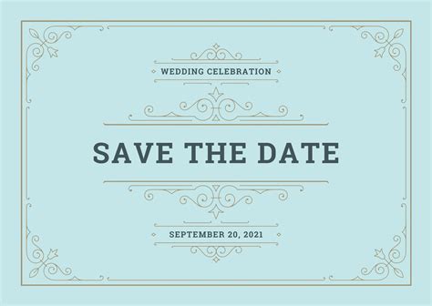 Free Custom Printable Save The Date Postcard Templates Canva