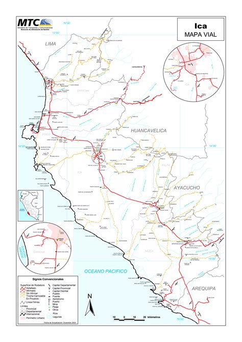 Mapa Vial Del Departamento De Ica Pdf