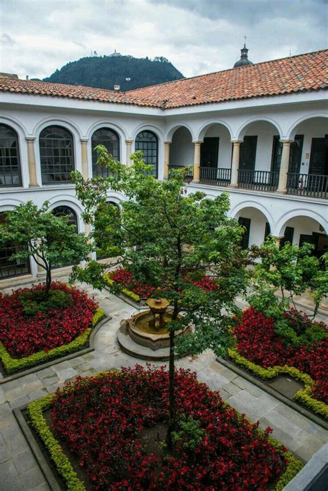 PATIO OF THE FERNANDO BOTERO MUSEUM The Botero Museum is located in La ...