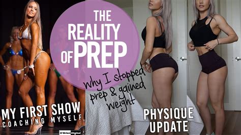 Why I Quit Prep Gained Weight My First EVER Bikini Prep Coaching