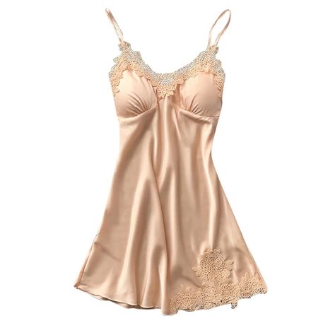 Lingerie For Women Lace Pad Nightwear Underwear Robe Sleepwear Dress Nightwear Chemise Nightie