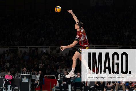 Serve Of Wassim Ben Tara During The Pallavolo Padova Vs Sir Safety Susa