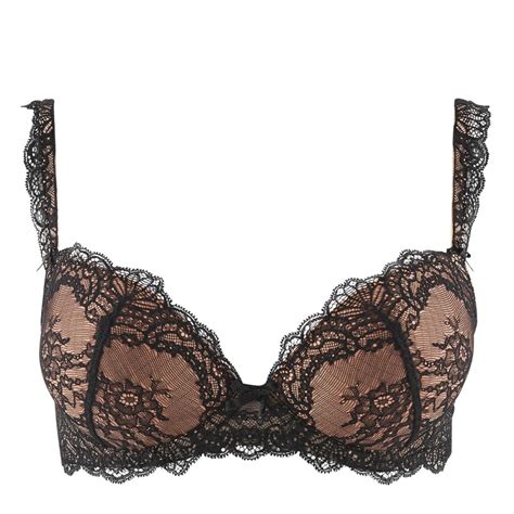 Soutien Gorge Plongeant Coque Noir Aubade Danse Des Sens Lemon Curve