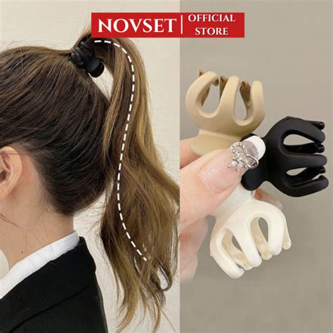 Kẹp tóc bạch tuộc NOVSET kẹp càng cua đuôi ngựa ngoạm tóc Thái Lan hot