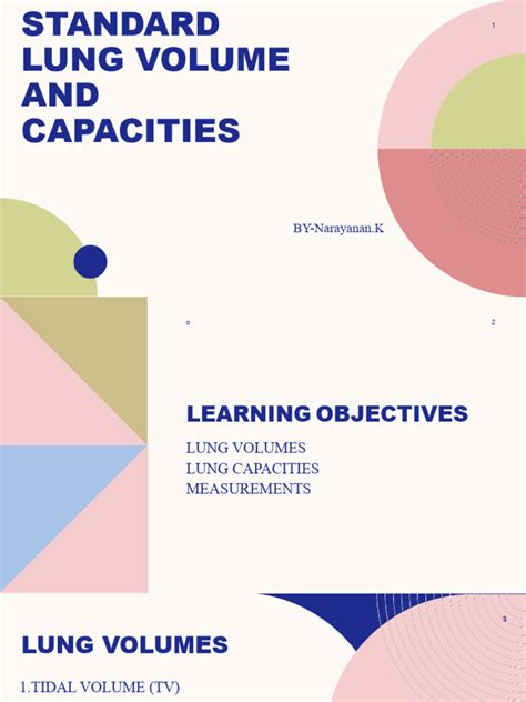 Lung Volumes and Capacity | PDF