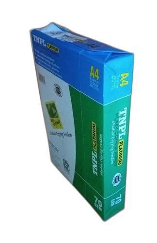 Tnpl Platinum A Gsm Copier Paper For Photocopy Roughness Smooth