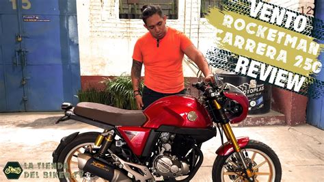 Vento Rocketman Carrera 250 Review Completo Estilo Cafe Racer La