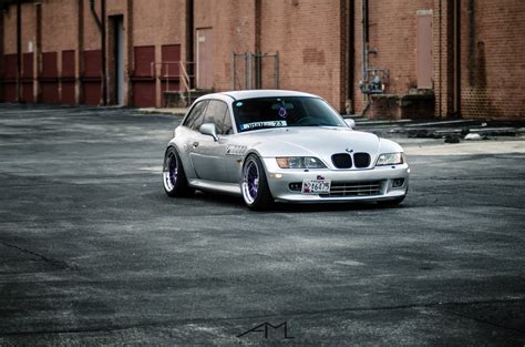 Not Your Ordinary BMW Z3: Wearing Silver Paint and Matte Purple Rims — CARiD.com Gallery