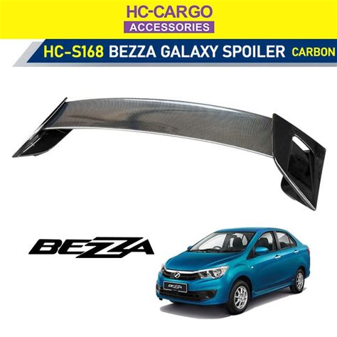 Perodua Bezza Galaxy X Carbon Skin Abs Spoiler Hc Cargo