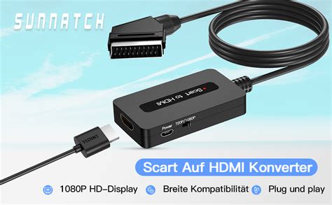 Convertisseur P Ritel Vers Hdmi Avec C Bles Hdmi Et P Ritel