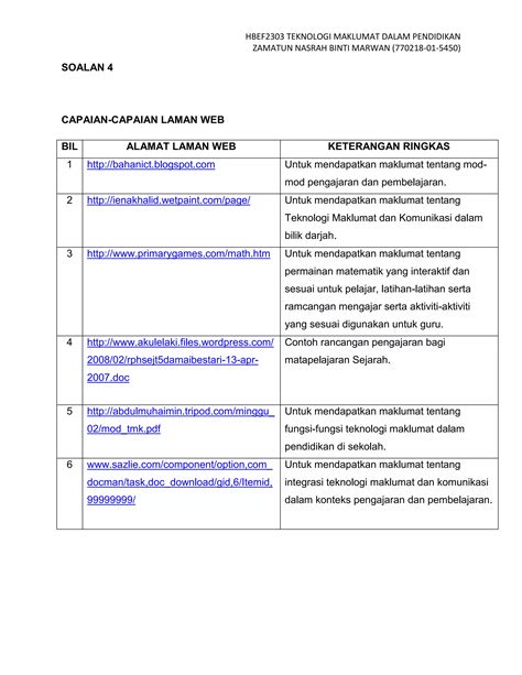 Hbef Teknologi Maklumat Dalam Pendidikan Pdf