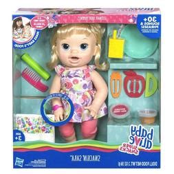 Baby Alive Super Snacks Snackin Sara Doll Blonde