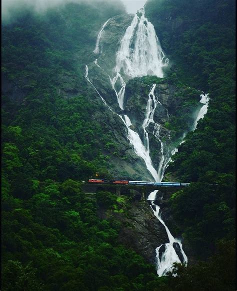 dudhsagar falls goa tours goa resmal