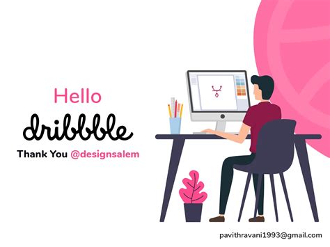 Hello Dribbble By Pavithravani On Dribbble