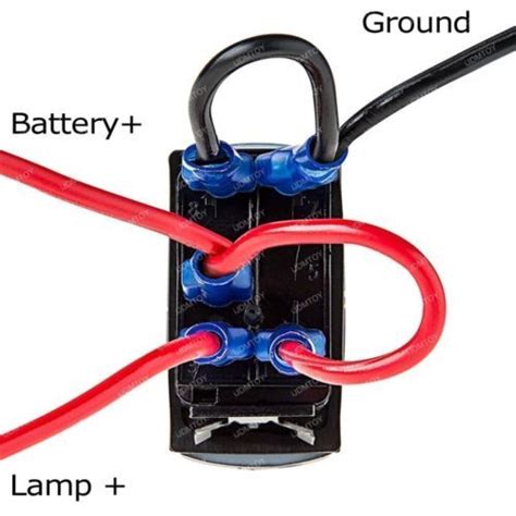 V Led Rocker Prong Switch Pinout Diagram