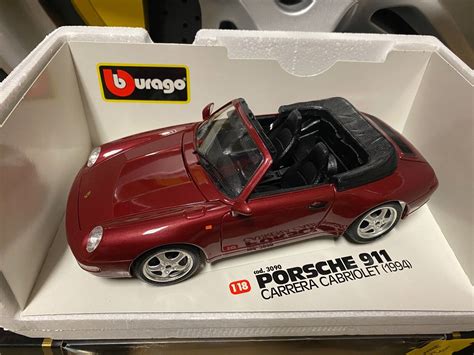 Bburago Burago Porsche Carrera Cabriolet Rare