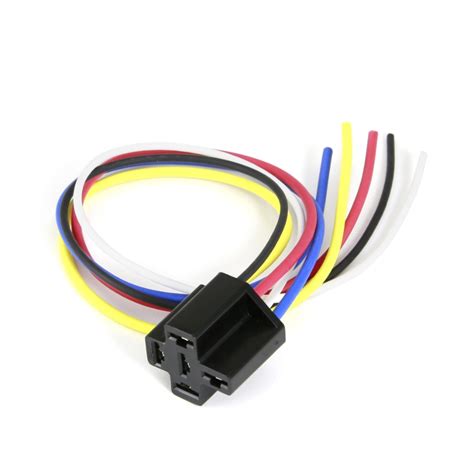 Pin Relay Socket With Inch Wire Leads Waytek