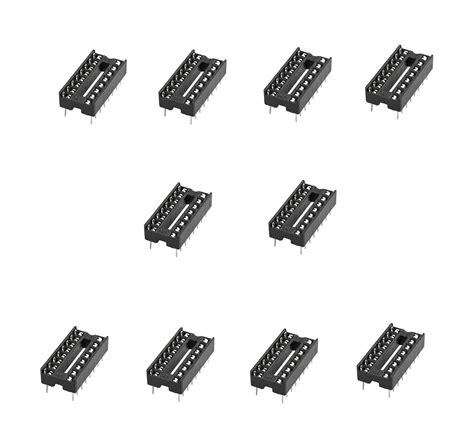 Avs Components Pin Dip Ic Socket Base Connector For Microcontrollers