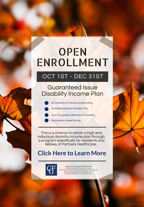 Open Enrollment Flyer Template