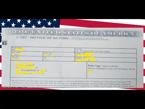 I 797 Notice Of Action USCIS Explained YouTube