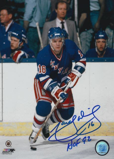 Autographed MARCEL DIONNE 8x10 New York Rangers Photo - Main Line ...