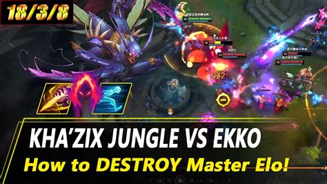 Rank Khazix Cn Qiuyi Kha Zix Jungle Vs Ekko Cn Master Youtube