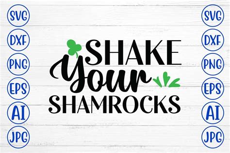 Shake Your Shamrocks Svg Cut File Graphic By Designmedia · Creative Fabrica