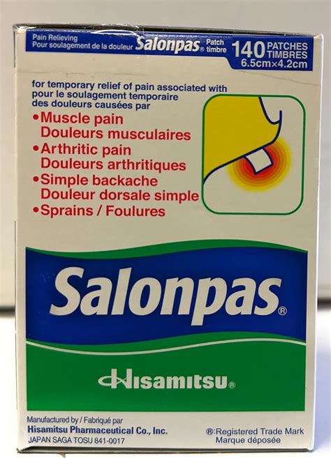 Salonpas Pain Relieving Patch 140 Patches