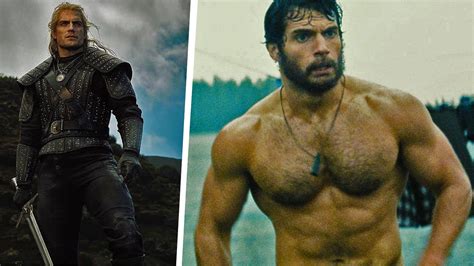 Henry Cavill MUSCLES OF SUPERMAN The Witcher Man Of Steel YouTube