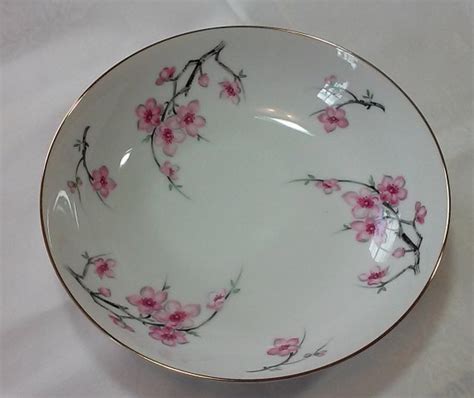 Vintage Cherry Blossom Diamond China Made In Japan By Elvesnmore